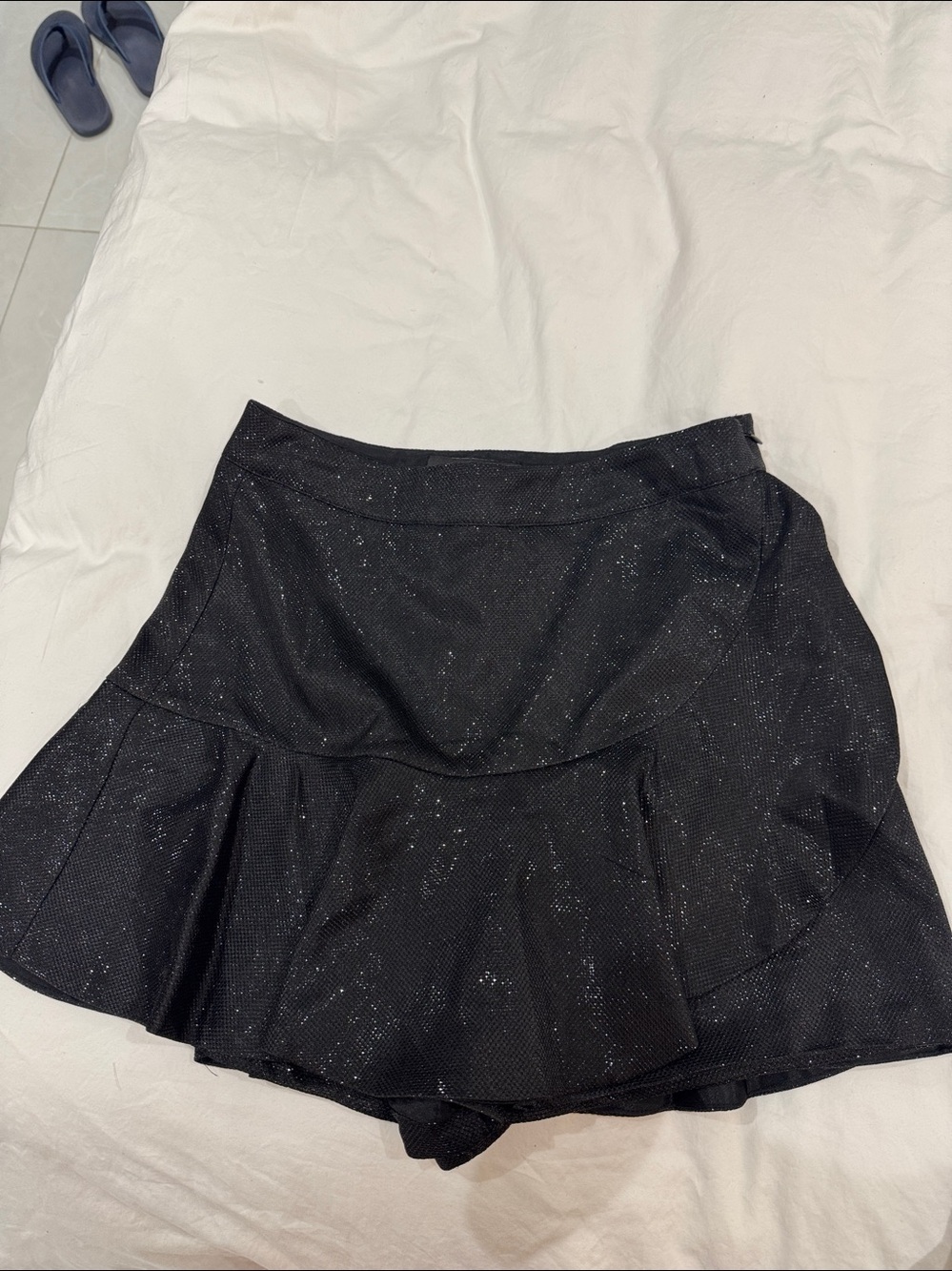 DO+BE Black Sparkle Circle Skirt